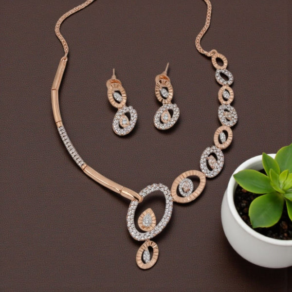 Rose Luxe Infinity Diamond Set