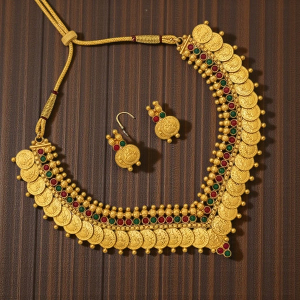 Royal Lakshmi Coin Necklace