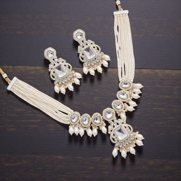 Royal Pearl Kundan Set