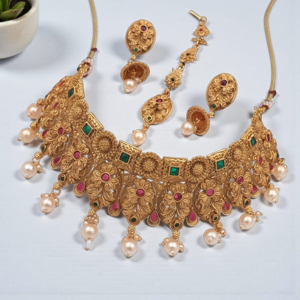 Antique Ruby Emerald Set