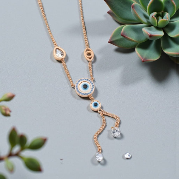 Triple Eye Sparkle Chain Pendant